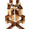 Wood Marbles Building Run Maze Ball Blocks Rollercoaster Style Construction Educational Toys For Children Kids Gifts