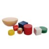 Kids Puzzle wooden toy cloth bag hemisphere balance game Children Toys Gifts