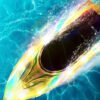 24g Electric Water Remote-control Ship Waterproof Automatic Reset Kids Toys